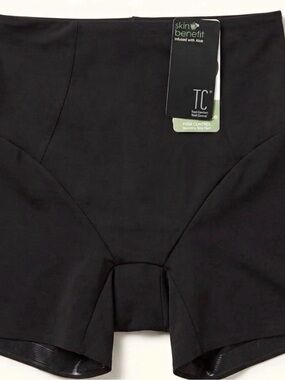 TC Black High Waist Firm Control Shapewear Shorts
